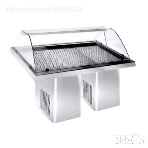 Професионална хладилна витрина за риба