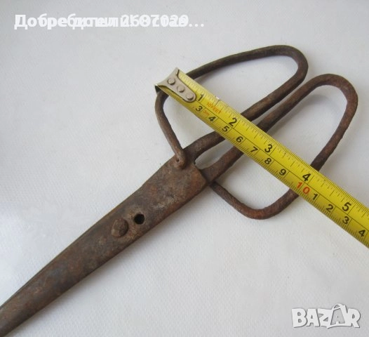 Стари ножици, ковано желязо - голяма кована ножица - 3 бр. различни, снимка 15 - Антикварни и старинни предмети - 28975048