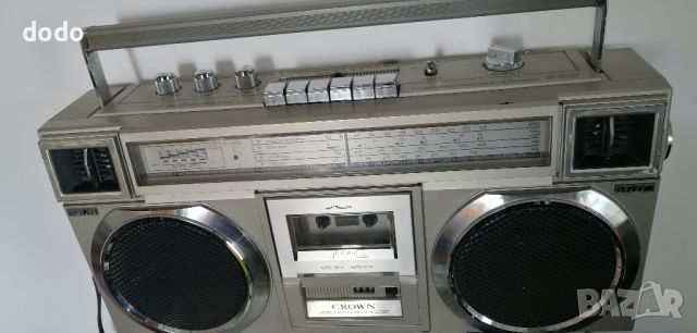 Гетобластър радио касетофон Crown 