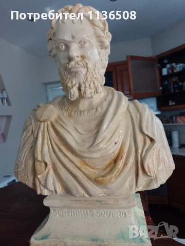 Римска статуя на император репродукция, снимка 2 - Антикварни и старинни предмети - 45036258