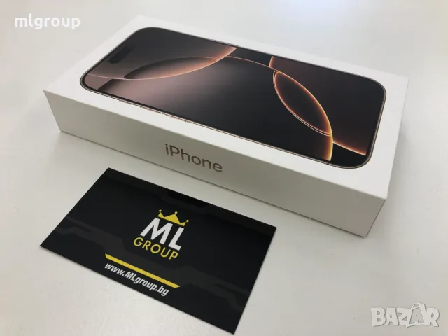 #MLgroup предлага:   #iPhone 16 Pro 128GB, нов ( Black, White, Desert, Natural ), снимка 2 - Apple iPhone - 49255700