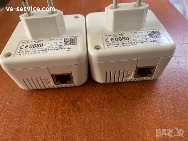 Devolo Powerline dLAN 550 WiFi Kit, снимка 4 - Мрежови адаптери - 46680565