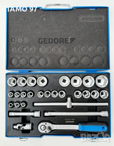 GEDORE 19 VMU-10 - Нов комплект гедоре 1/2'' 28части, снимка 1 - Гедорета - 47500747