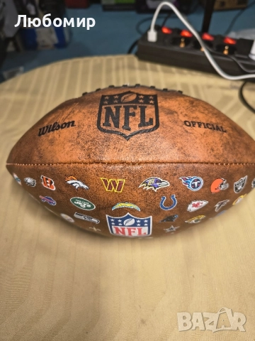 Лого на отбора за младежки отбори WILSON American Football NFL Throwback 32 , снимка 7 - Сешоари - 51950087