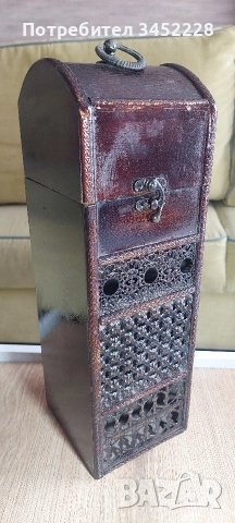 Кутия за вино за ценители височина 35см 