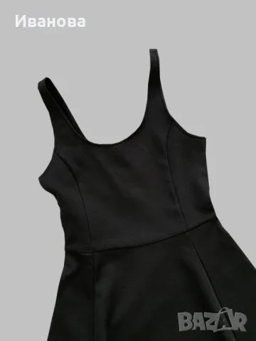 Класическа ежедневна къса черна лятна рокличка, снимка 3 - Рокли - 50434628
