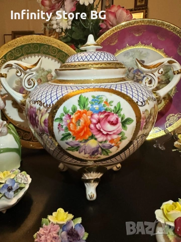 ✨ "ROSELLE OCC & Co STAFFORD SHIRE" – Грандиозен порцеланов шедьовър ✨