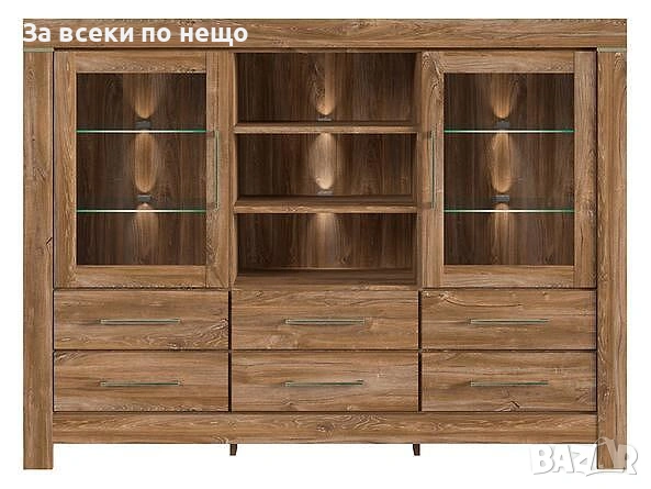 Витрина GENT KOM2W6S/13/17 с LED осветление Код P2076, снимка 5 - Секции и витрини - 54035026