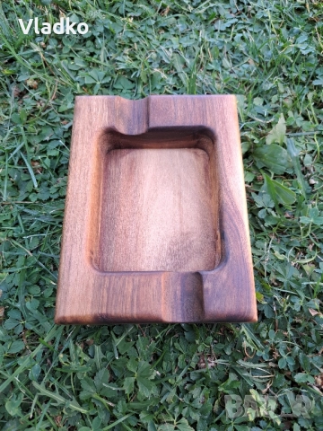 Дървен пепелник за пури 