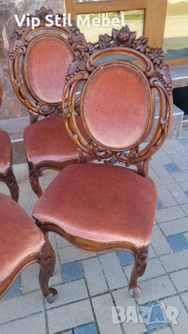 Италиански барокови столове , снимка 2 - Столове - 53656514