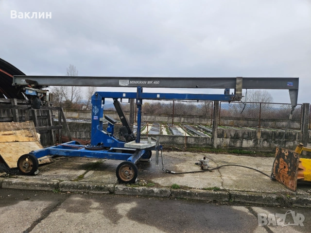 Мини кран Böcker MK400/5 с дистанционно, снимка 2 - Други машини и части - 49700501