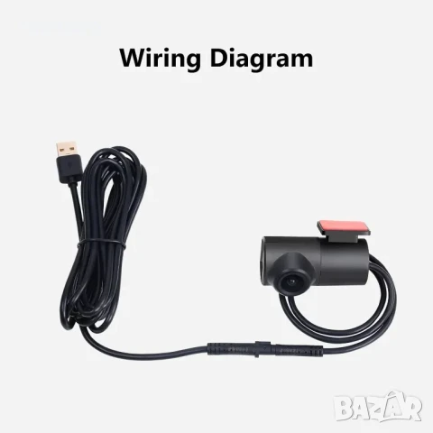 НОВА 2024 Eonon 720P HD Dash Camera, 360° регулируем ъгъл, съвместим с Eonon Android уредби - A100, снимка 2 - Аксесоари и консумативи - 50501840