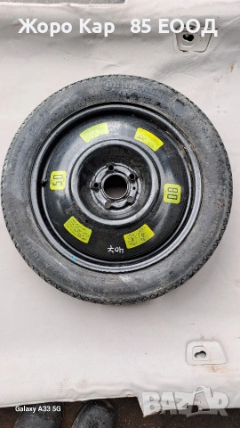 Резервна гума - патерица 17 цола 5x108 Пежо 407 /Peugeot 407 , снимка 4 - Гуми и джанти - 54061479