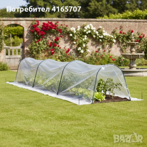 Мини оранжерия - сгъваема, практична и идеална за всеки градинар - 1,8 х 6м, снимка 7 - Саксии и кашпи - 53645387