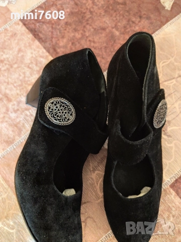 обувки от велур , снимка 5 - Дамски обувки на ток - 51658780
