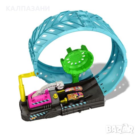 HOT WHEELS™ HBN02 Monster Truck Писта "Епичен лупинг" с 1 камионче и 1 количка, снимка 3 - Коли, камиони, мотори, писти - 46168937