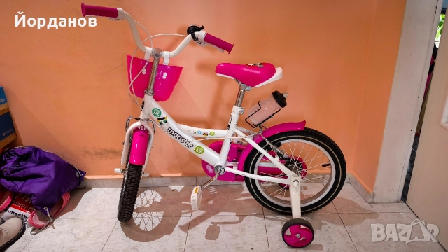 Колело Велосипед детско Monster 16" Като ново !, снимка 4 - Велосипеди - 52591768