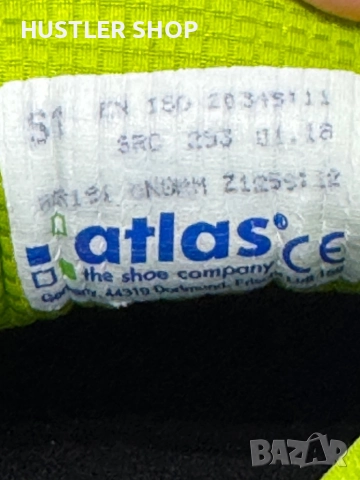 Работни обувки с метално бомбе ATLAS.Номер 43, снимка 7 - Други - 52344685