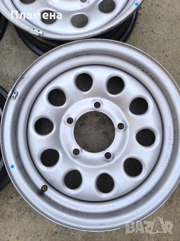 Железни джанти 15цола за Сузуки Самурай,Витара, Лада Нива , снимка 6 - Гуми и джанти - 53614361