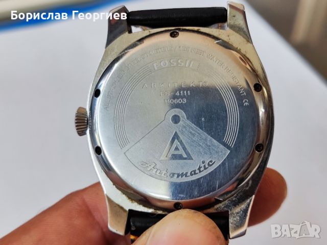 Механичен часовник Fossil Arkitekt fs-4111 automatic, снимка 5 - Мъжки - 46765890