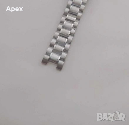 Верижка за Часовник с Извити Накрайници.Curved End Заоблени Стоманени Верижки 18, 20, 22, 24мм, снимка 18 - Каишки за часовници - 54011538