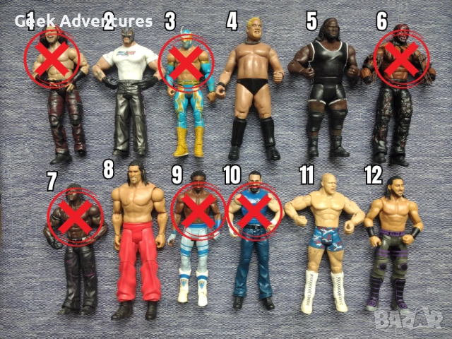 Евтини Кечисти WWE Екшън Фигурки Кеч Играчки с Забележки