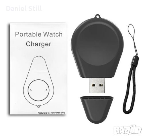 НОВ модел USB Безжично зарядно устройство за Galaxy Watch 6 5 4 3 Pro Active 1 Active, снимка 2 - Смарт часовници - 45840724