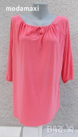 3XL – Нова туника в цвят сьомга  , снимка 1