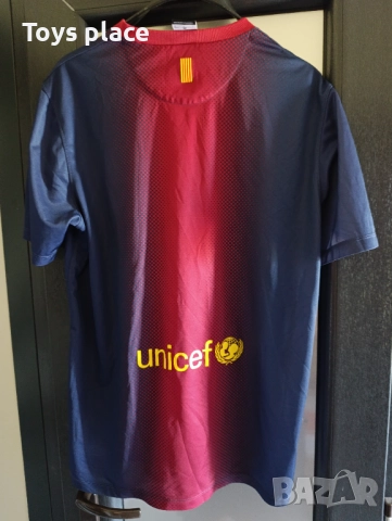 ОРИГИНАЛНА Футболна фланелка Barcelona Home 2012 L Футболна фланелка Nike Mens, снимка 10 - Тениски - 51708943