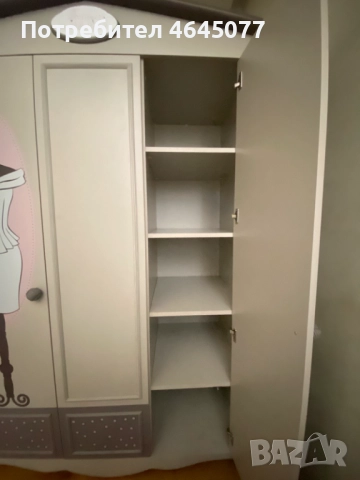 Детски гардероб и  легло, снимка 2 - Мебели за детската стая - 52337510