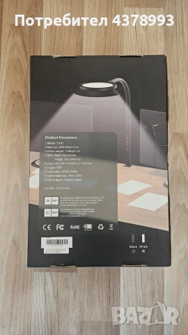 LED лампа настолна лампа, снимка 3 - Настолни лампи - 54239780