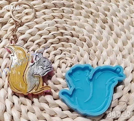 Катерица Ккатеричка висулка ключодържател силиконов молд форма фондан шоколад гипс декор, снимка 2 - Форми - 52254700