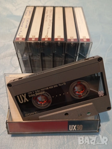 Лот от няколко аудио касети Sony UX 90 хромни ленти