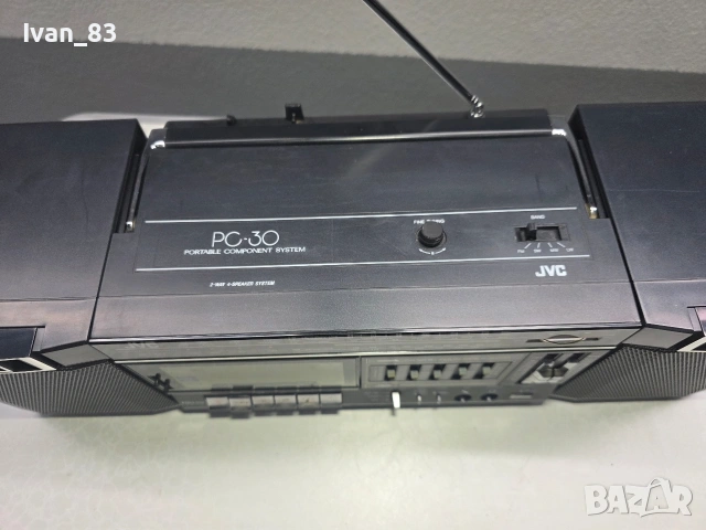 Радиокасетофон JVC PC-30, снимка 5 - Радиокасетофони, транзистори - 53048323