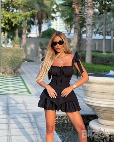 Рокля 2 цвята , снимка 2 - Рокли - 53478421