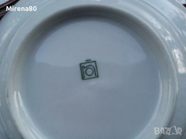 Български чинии горски слез - 6 бр., снимка 7 - Чинии - 52505513