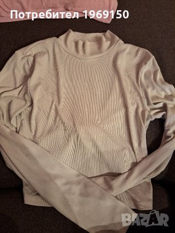 Дамска блузка с гол гръб, снимка 1 - Блузи с дълъг ръкав и пуловери - 45349614