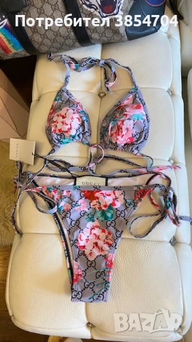 Бански Гучи*Gucci technical bloom, снимка 4 - Бански костюми - 50946610