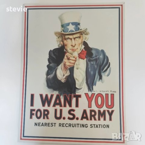 Нова метална табела US Army, снимка 3 - Декорация за дома - 50777407