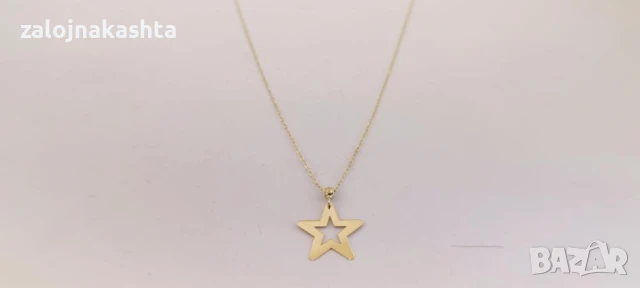 Ново Златно колие-0,89гр/14кр, снимка 3 - Колиета, медальони, синджири - 51329775