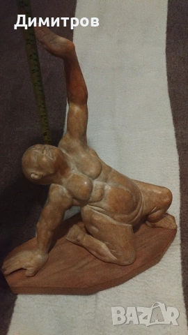 Авторска  испанска скулптура, снимка 4 - Антикварни и старинни предмети - 53774287