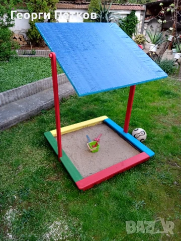 Детски Пясъчник със сенник,цветен, снимка 4 - Други - 50681084