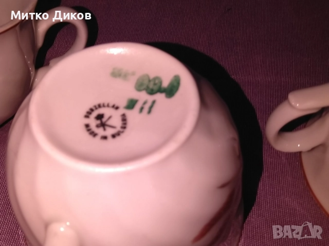 Чаши за кафе чай Китка Нови Пазар нови 7броя 200млл Н-67мм и фи 88мм, снимка 7 - Чаши - 52458193