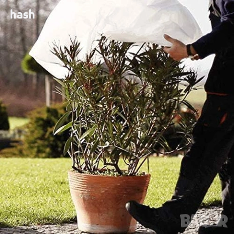 GARDENIX Зимна защита за растения, Защита от замръзване, Зимна защита, с цип и шнур, (2 броя), снимка 5 - Други - 53584129