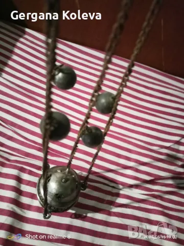 старинно медно кандило, снимка 9 - Антикварни и старинни предмети - 50304406