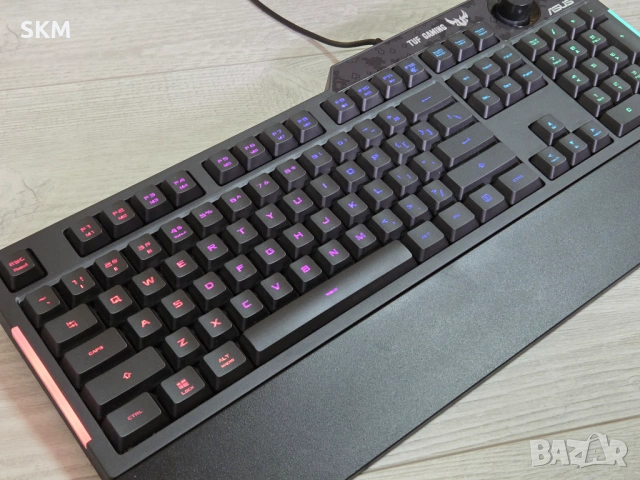 1г. ГАРАНЦИЯ Геймърска Клавиатура ASUS TUF Gaming K1 (RGB / Aura Sync) gaming keyboard асус туф к1, снимка 2 - Клавиатури и мишки - 54264584