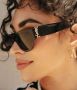 Слънчеви очила с UV400 защита с черен обикновен калъф Yves Saint Laurent Код D249 - Различни цветове, снимка 2