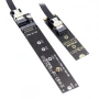 NFHK N-8654Y мъжки към женски, с SFF-8654 конектор за дънна платка SSD 2280/22110 НОВО, снимка 1