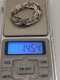 Красива сребърна гривна маркирана проба 925, снимка 3
