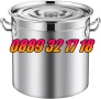 Неръждаеми Казани/Тенджери 30 л, казан 30 литра за готвене, снимка 2